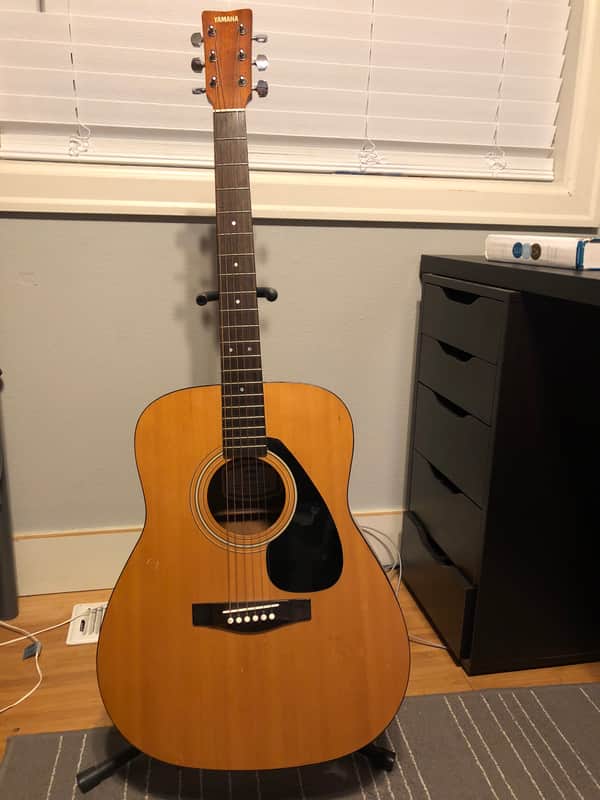 Yamaha F36PJ Acoustic Guitar Natural | Reverb
