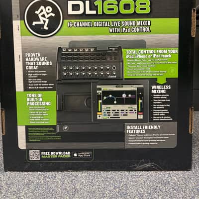 Immagine Mackie DL1608 16-Channel Wireless Digital Mixer with Lightning Connector 2014 - Present - Black - 2