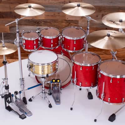 YAMAHA PHOENIX PHX 6 PIECE DRUM KIT, TEXTURED RED GARNET image 17