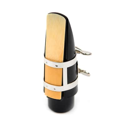 Mint D'Addario Rico RAS1N Ligature for Alto Saxophone, Nickel-Plated, Ligature & Cap image 3