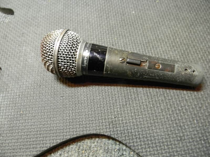 Shure PE50SP Dynamic Microphone NON WORKING Made In USA Shure PE50SP Microphone Needs Repair image 1