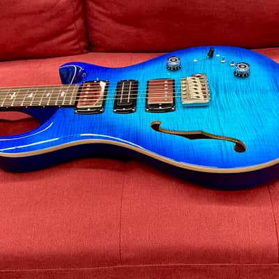 PRS SE Special Semi-Hollow Electric Guitar - Lake Blue w/ Gig Bag image 5