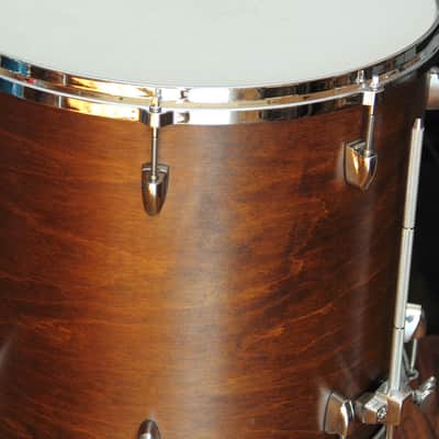 Yamaha Maple Custom Absolute - vintage black 18" floor tom image 5