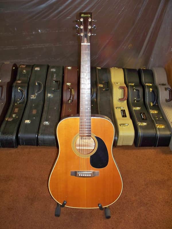 Morris W-15 1974 Natural vintage acoustic guitar MIJ made in | Reverb