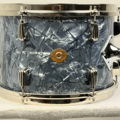 Slingerland 22/13/16" Radio King Drum Set - Black Diamond Pearl image 5