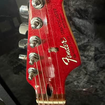 Fender FSR Red Sparkle Strat HSS 2004 - Satin Polyurethane - MIM image 3