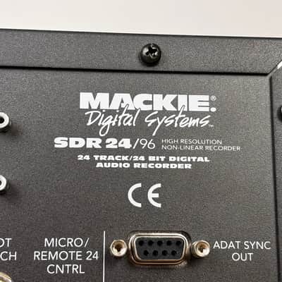 Mackie SDR24/96 24-Track 24-Bit Digital Audio Hard Disk Recorder image 13