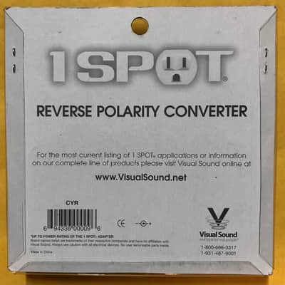 Visual Sound CYR 1 Spot Reverse Polarity Power Supply Converter 2010s - Black image 3
