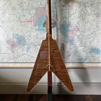 Banker Guitars Albert King Lucy Flying V Dan Erlewine Gibson Authorized Partner - Walnut image 3