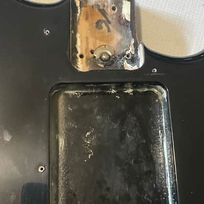 1988 Fullerton USA Fender American Stratocaster Black Guitar Body 2 Post Tremolo Ready image 7