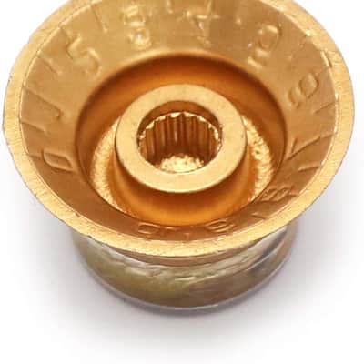 Electric Guitar Top Hat Knobs Speed Control Knobs 2 Volume 2 Tone Compatible with Les Paul LP Electric Guitar, Guitar Parts Replacement, Gold image 8