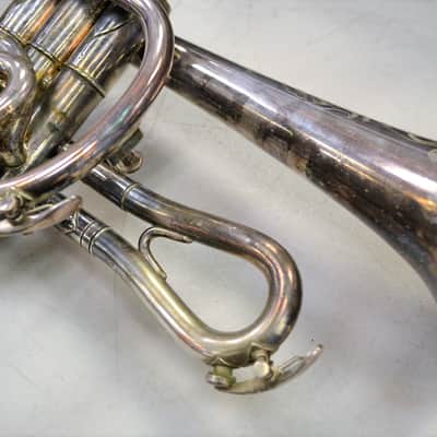 Vintage E.A. Couturier Ltd. Conical Bore Cornet with Extra Slide Valves and Carry Case image 8