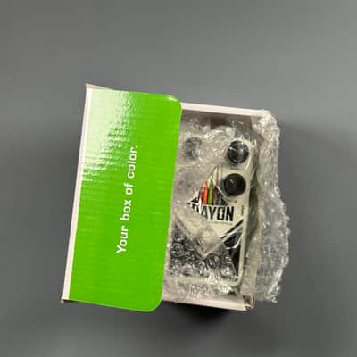 Electro-Harmonix Crayon 69 Full-Range Overdrive 2015 - Present - White with Vertical Crayons image 8