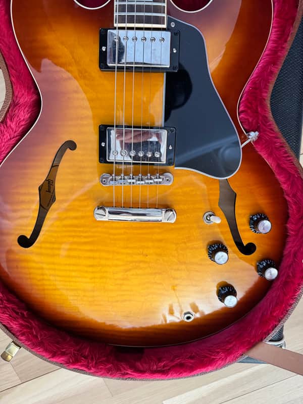 Gibson ES-335 Figured Iced Tea Burst with Block Inlays - Mint