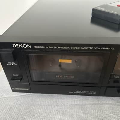 Denon DR-M14HX Kassettendeck Tape Deck Schwarz Mit FB Vintage Retro image 2