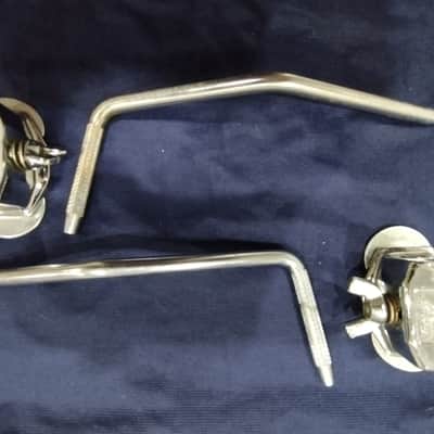 Vintage Ludwig bass drum spurs - gull wing 1960's image 17