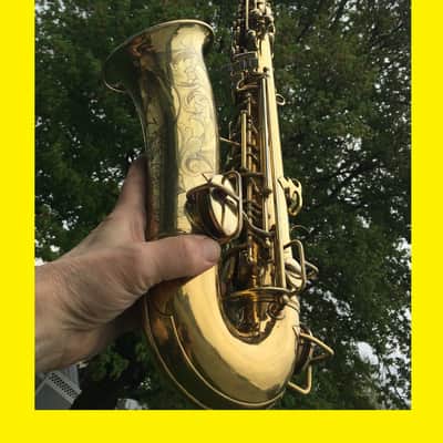 SUMMER DEAL FANTASTIC CONN STENBERG PORTRAIT GOLD PLATED ALTO SAXOPHONE " THE TRAVLIN' GYPSY "1924 FINISH 00 NEW PADS image 9