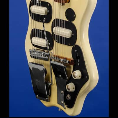 Kauffman Kremo-Kustom Double-Neck 1966 Cream image 10