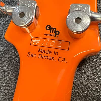 GMP Guitars Hemi F-Bird Electric Guitar Orange w case image 13