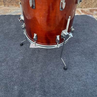 Tama Superstar Mahogany 16 x 16 Floor Tom Drum 80's image 6