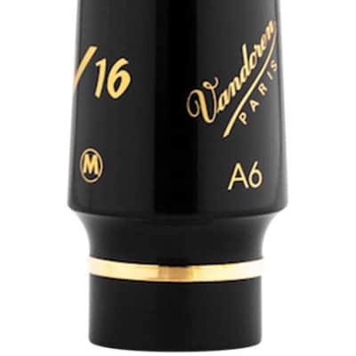 Vandoren SM812M V16 A6 Medium Hard Rubber Alto Saxophone Mouthpiece