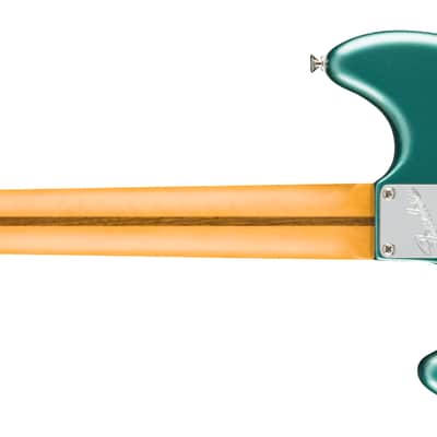 Fender American Professional Classic Mustang Bass Rosewood FB Faded Sherwood Green Metallic with Bag image 2