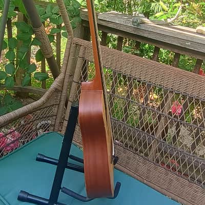Tenor Guitar/Mandola 8-string Converted Luna Safari travel guitar image 9