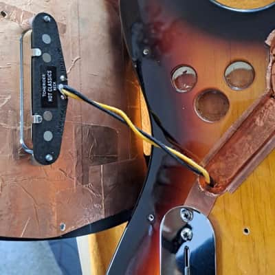 Fender Telecaster 2014 - Brown Sunburst - Lefthand Left-hand - ToneRider - Pickguard option image 7
