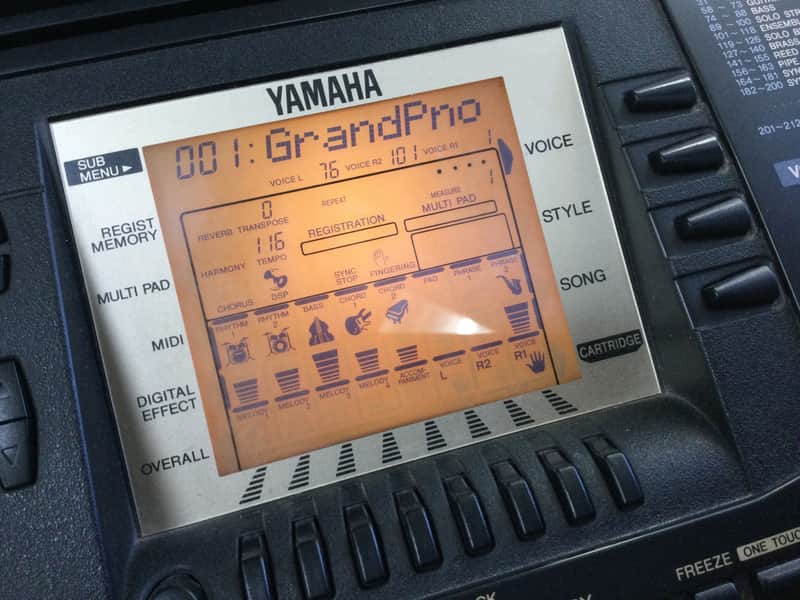 Yamaha PSR-530 1997 Black | Reverb