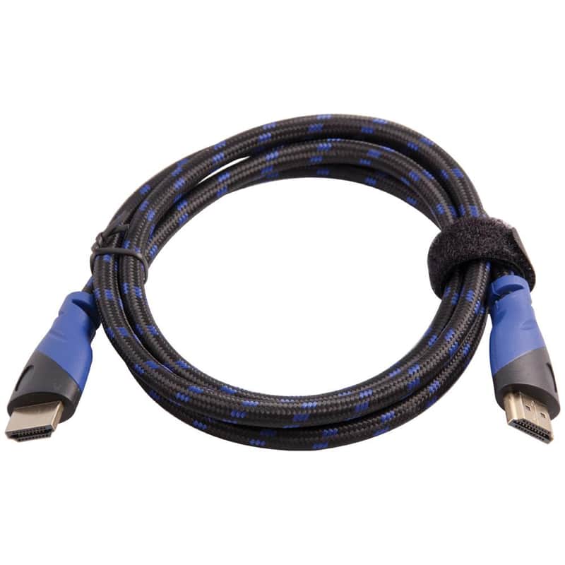 Top Dog Cables - TD-03BKBL4 - Gold Premium 4' High Speed HDMI Cable with Ethernet - Black/Blue - 3D HD Gaming Systems PC DVD TV Blu Ray image 1