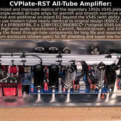 CVPA CVPlate-RST All-Tube Class-A Stereo Plate Reverb - Remote - Stereo Drive - PREORDER image 5
