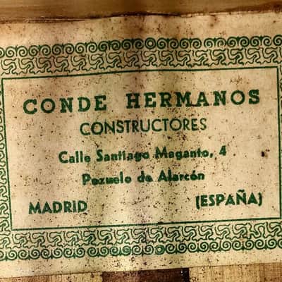 Rare - 1959 Conde Hermanos image 5