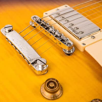 Vintage V100 ICON Electric Guitar ~ Distressed Tobacco Sunburst (V100MRTSB) image 12