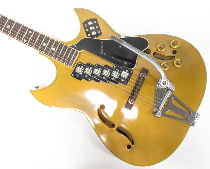 60's Sekova Grecia Semi Hollowbody Six Pickup Stereo Electric