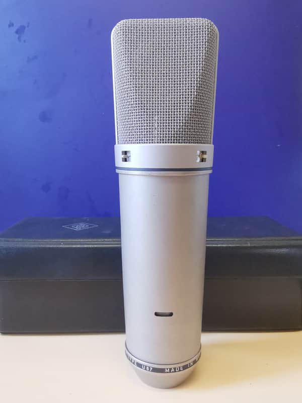 Neumann U87 Large Diaphragm Multipattern Condenser Microphone 1967 Nickel image 1