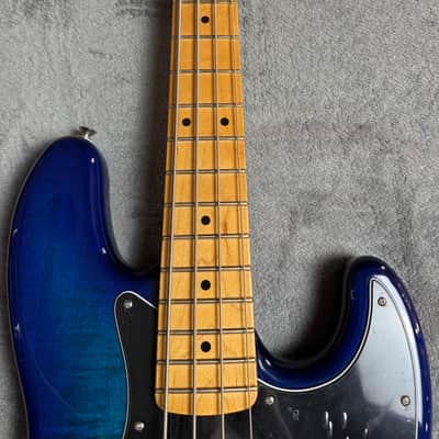 Fender Player Jazz Bass Blue Burst Flamed Maple Top MIM 2024 image 6