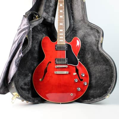 2007 Gibson ES-335 Cherry Red Finish Block Inlays Electric Guitar w/OHSC image 3