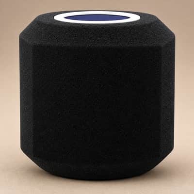 Microphone Acoustic Isolation Shield Wind Filter Cover – Sound Absorbing Noise Reduction Foam for Recording, Podcasting & Studio Microphones image 2