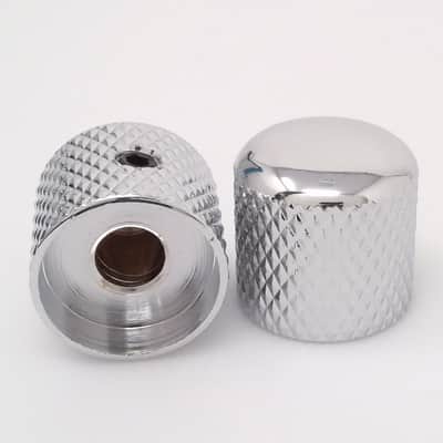 True Custom Shop® Chrome Dome Knobs w/h Set Screw for Fender Precision Bass and Telecaster image 2