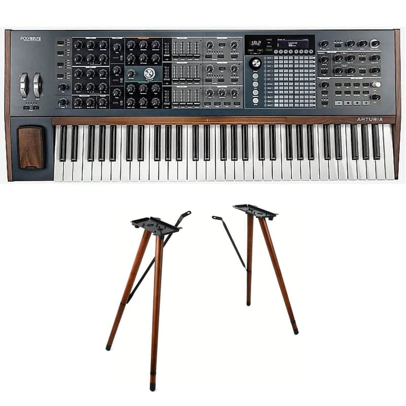 Arturia PolyBrute 6-voice w/ Wooden Legs (both new-in-box) image 1