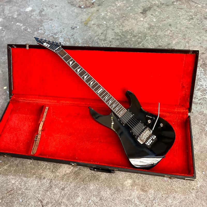 KOREA! -ESP LTD M-400 2008 - Ebony original vintage EMG image 1