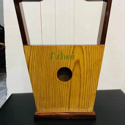 Handcrafted 10-String Kinnor Harp: Biblical Instrument, Natural Wood Finish image 5