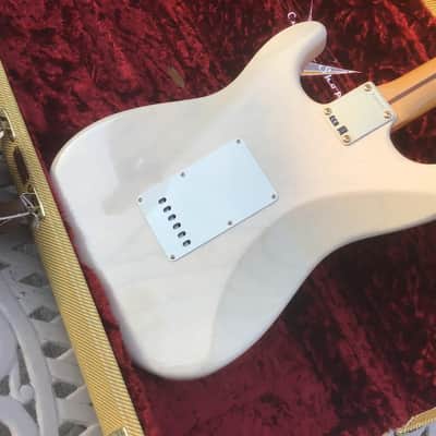 Fender Custom Shop limited edition 57 Vintage Custom Stratocaster,Mary Kay blonde,ash body,100% original,1 owner,COA,all papers,tweed case image 15