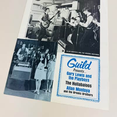 Guild “Big Beat” Foldout Brochure – Circa 1965 image 1