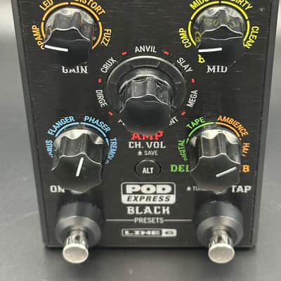 Line 6 POD Express Multi Effects Pedal Black Very Good Condition image 7