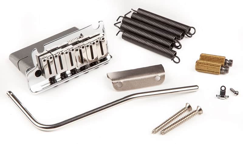 Genuine Fender LEFT-HANDED Deluxe USA Stratocaster/Strat CHROME Tremolo Bridge image 1