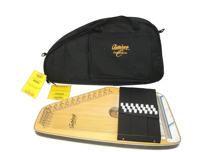 Oscar Schmidt OS10021 Centurion 21-Chord Autoharp w/ Bag image 1