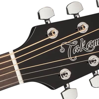 Takamine GD30 BLK G30 Series Dreadnought Acoustic Guitar Gloss Black image 3
