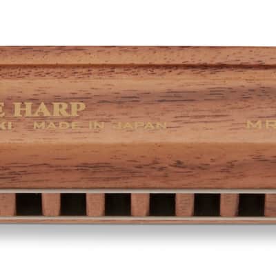 Suzuki MR-550H-AB Koa Pure Harp 10-Hole Diatonic Key of Ab Harmonica w/ABS Case image 1
