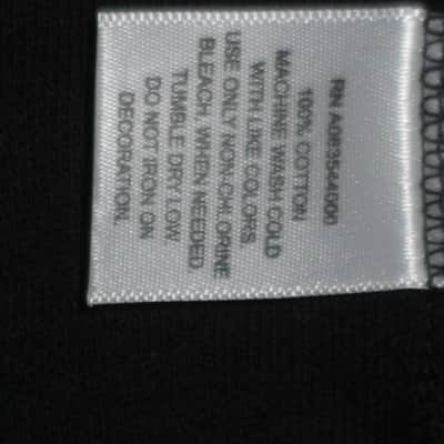 new (old stock) with hang tag (A+) genuine Gibson Black, 100% Cotton, Polo Style Short Sleeve Shirt, size M (medium) Manufacturers Item No: SGGABLMPOLOMD from the 2010s (but it is new) UPC # 711106561400 image 19